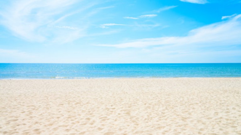 Empty sea and beach background